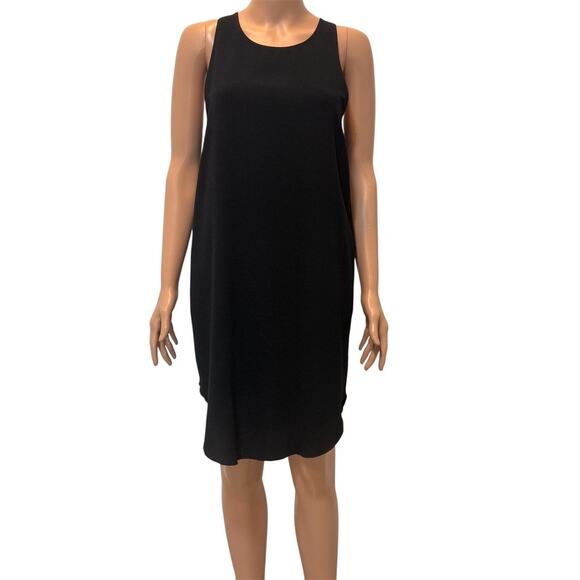 Aritzia Wilfred Sebatier small silk exposed zipper shift dress D4 2933 - Picture 14 of 14